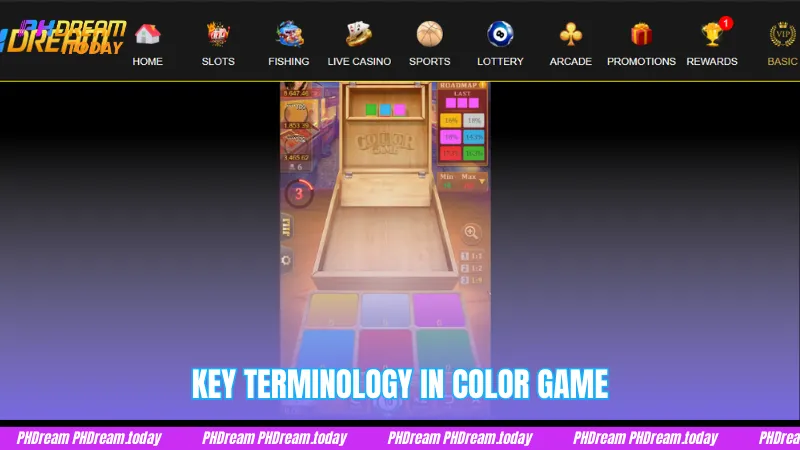 Key Terminology in Color Game