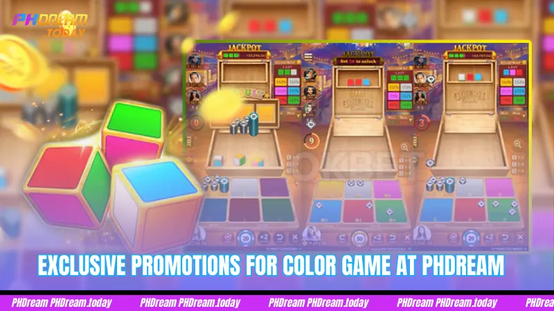 Exclusive Promotions for Color Game at PHDream