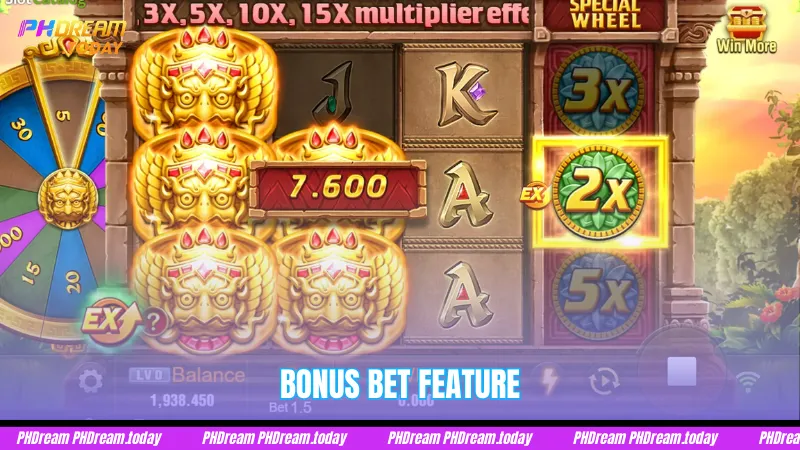 Bonus Bet Feature in Fortune Gems 2