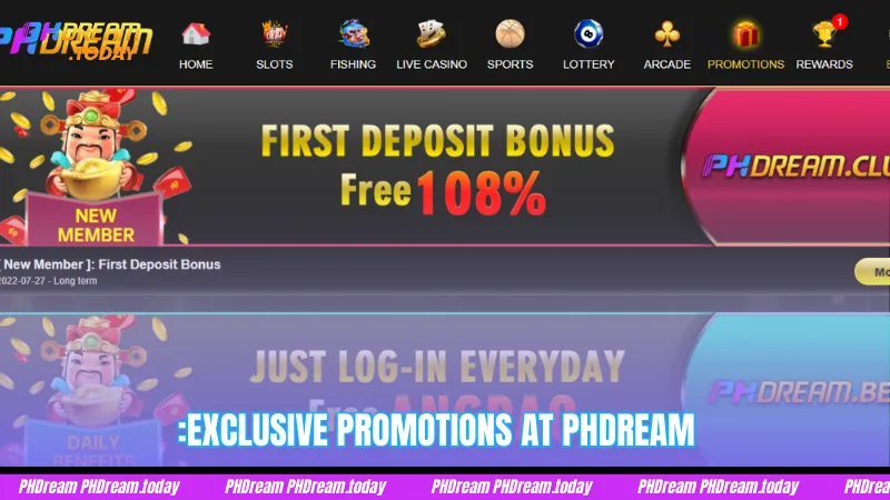 Exclusive Promotions at PHDream