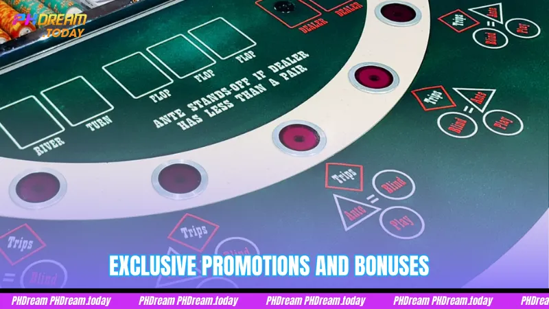 Exclusive promotions and bonus