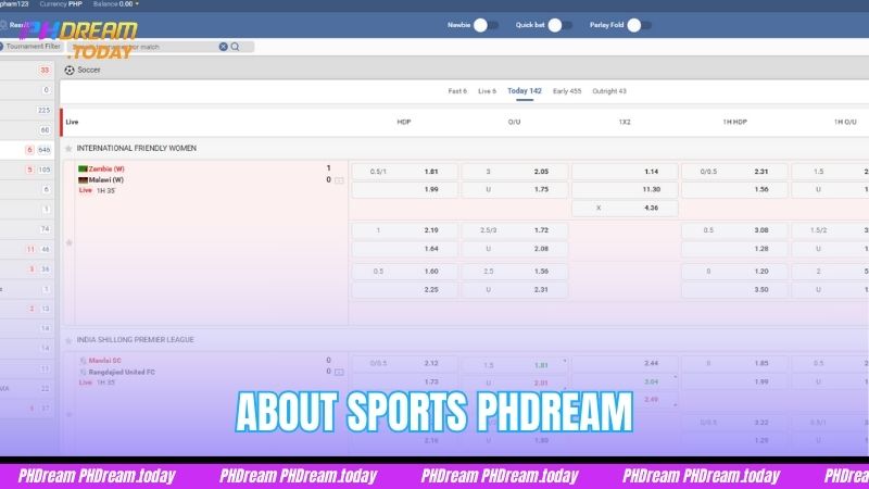 About Sports PHDream