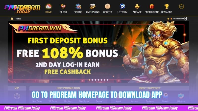 Go to PHDream homepage to download app