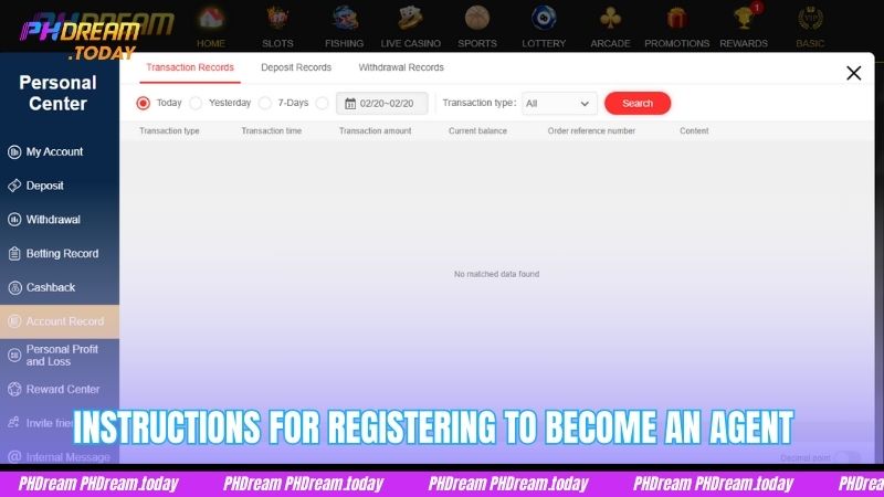 Instructions for registering to become an agent