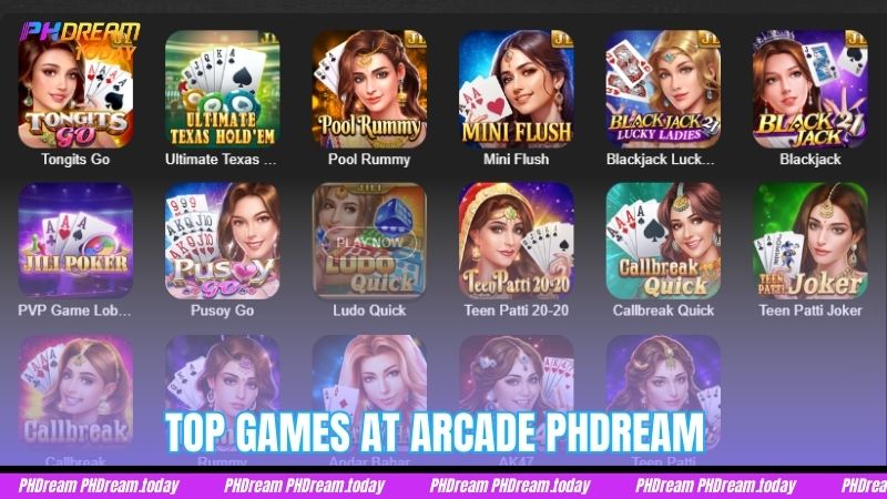 Top games at Arcade PHDream